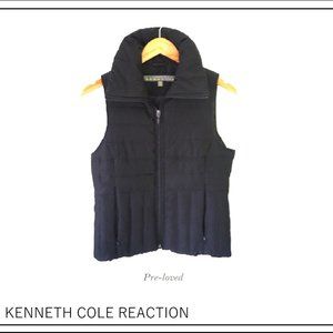 KENNETH COLE REACTION BLACK QUILT PUFFER VEST